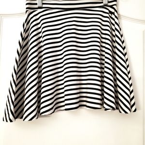 Pink Victoria's Secret Navy Blue White Striped Mini Skirt S